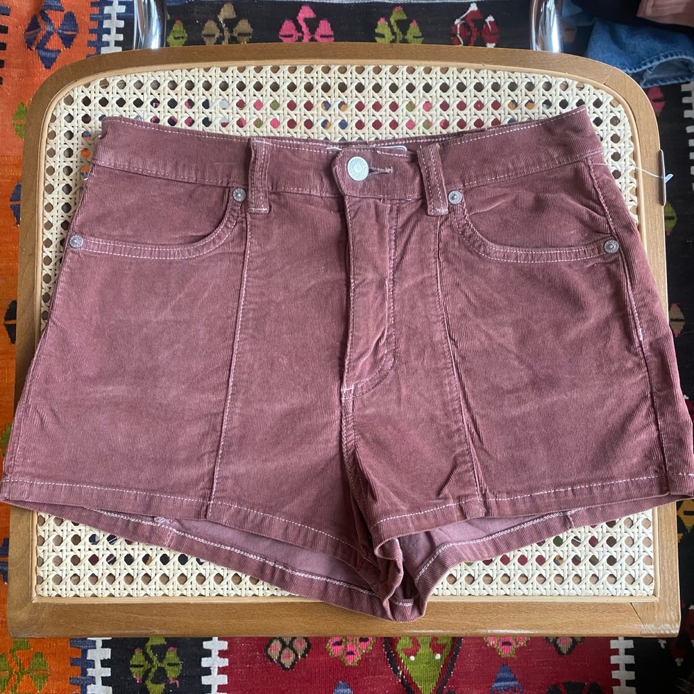 Free People corduroy short shorts